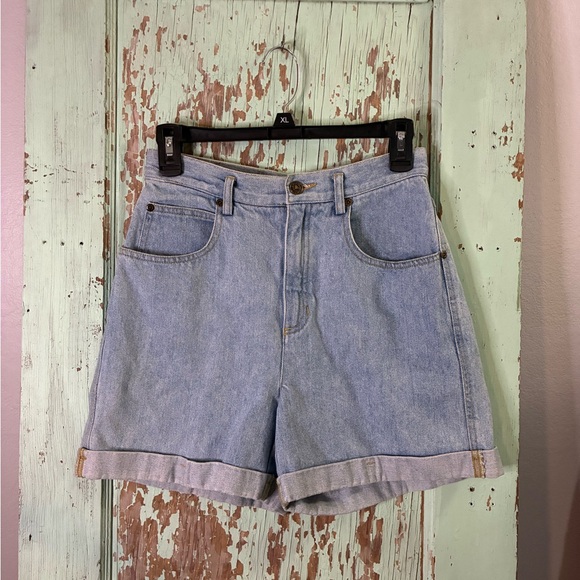 Women’s VTG Liz Sport high waisted denim jean shorts - Picture 1 of 5